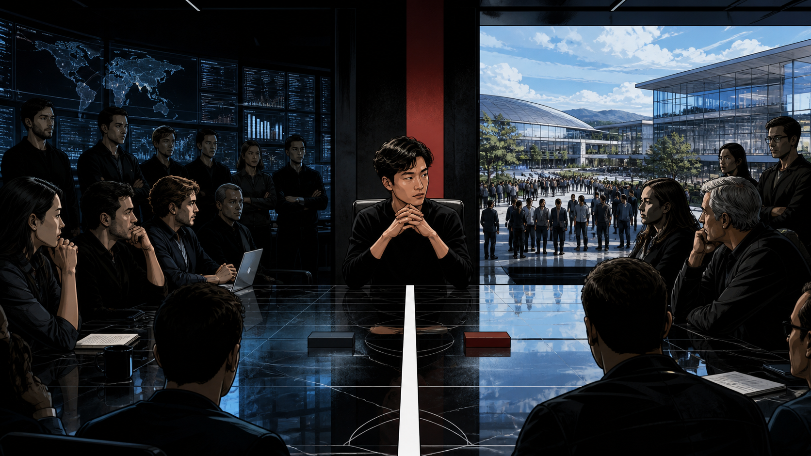 Alexandr Wang at a governance crossroads between an independent AI data control tower and the reach of a vast technology campus