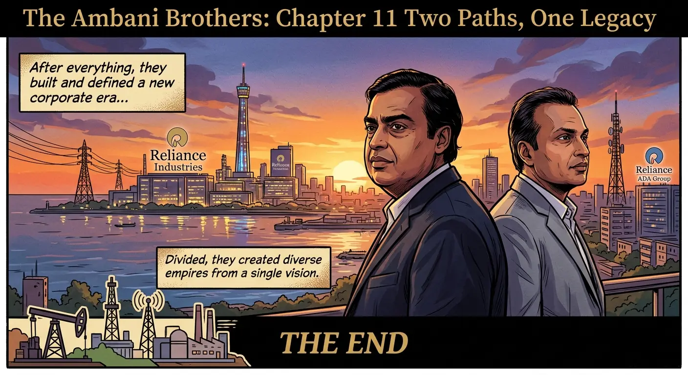 Illustration: Chapter 11 Two Paths One Legacy The End