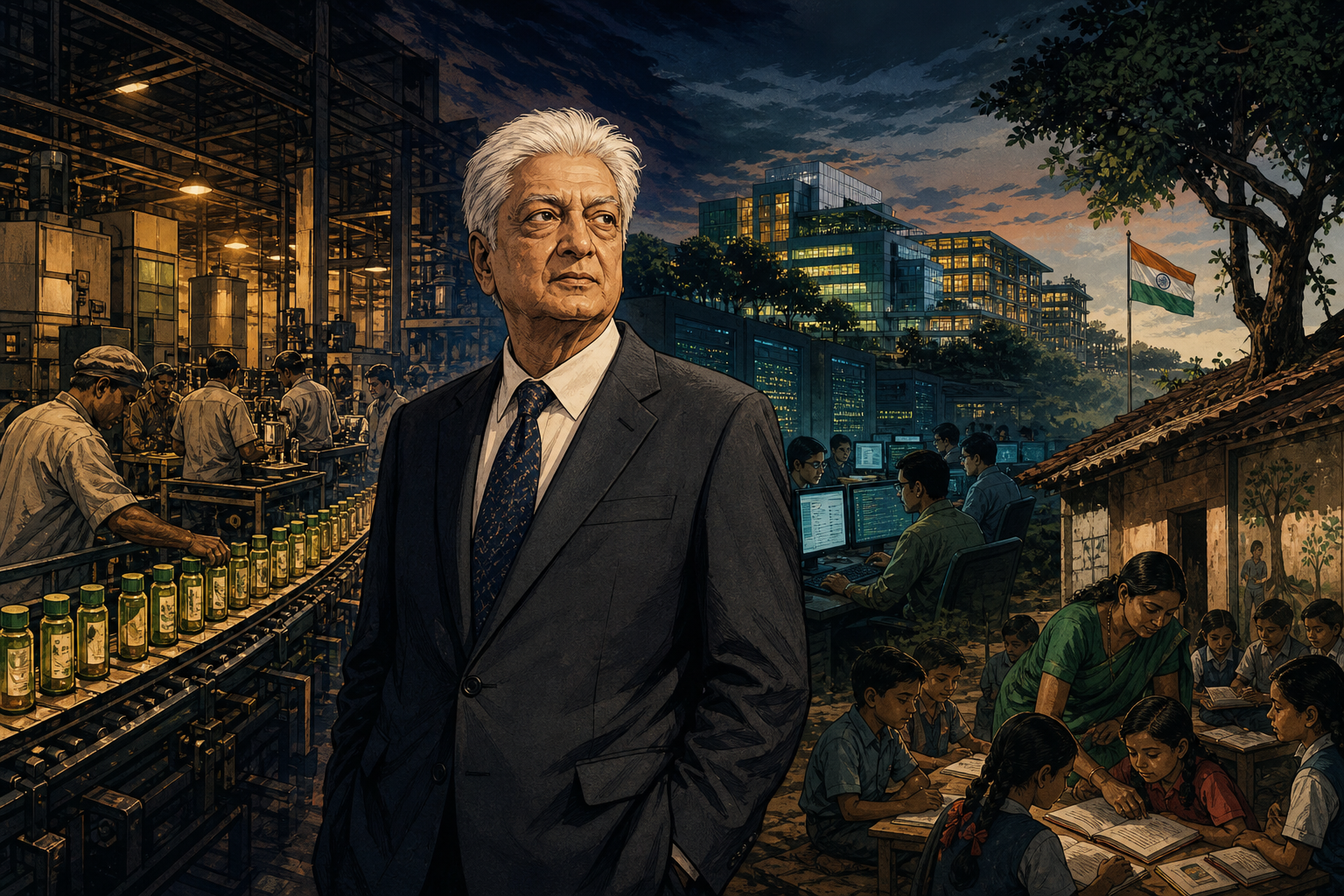 Azim Premji: The Wipro Pivot and a Fortune Redirected to Philanthropy
