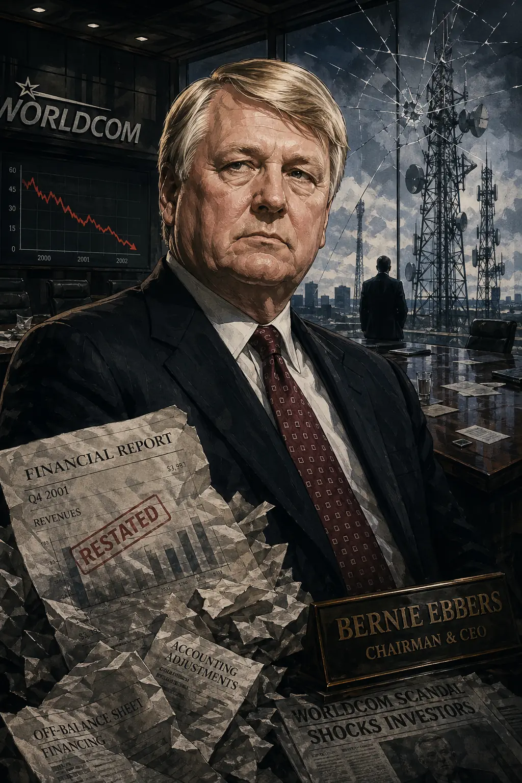 Bernie Ebbers: The Small-Town Coach Who Built WorldCom and Committed the Largest Fraud in History