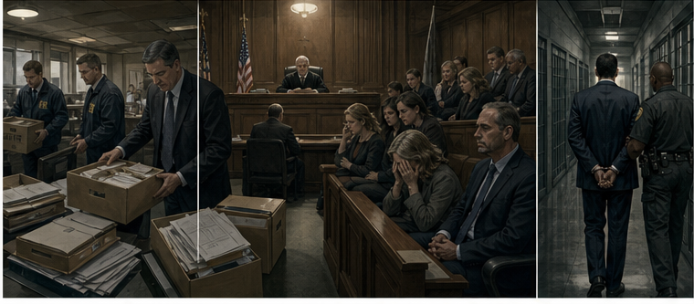 Investigators court proceedings victims asset recovery and imprisonment