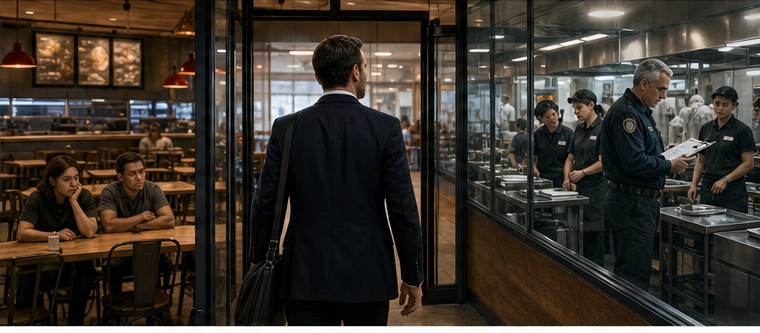 Brian Niccol arriving at a restaurant brand damaged by food-safety crises