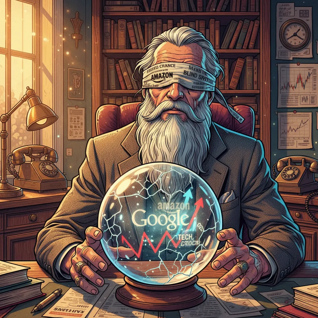 A cracked crystal ball on a desk — even the Oracle gets it wrong sometimes