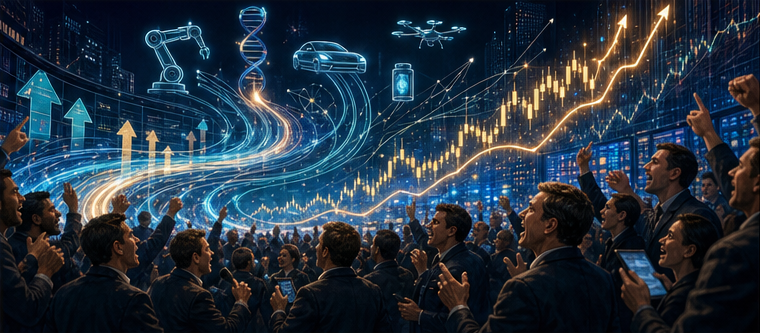 Fund inflows narratives and innovation-stock prices reinforcing one another