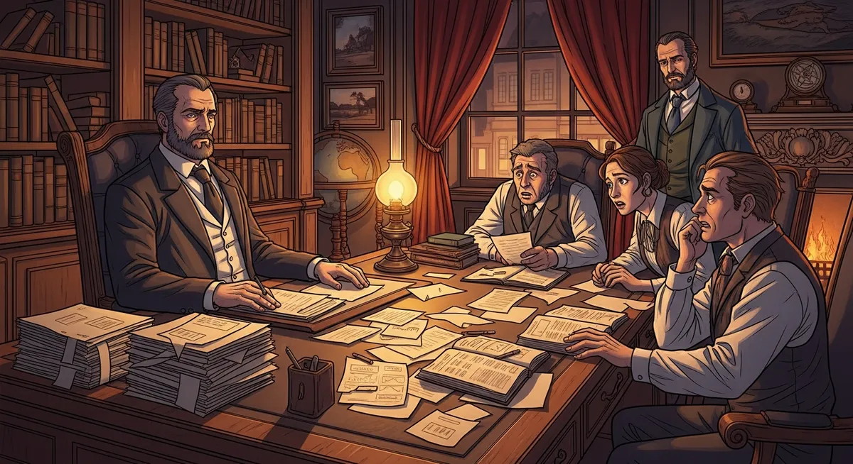 Desperate oil refinery owners facing a grim choice — sell to Rockefeller or be destroyed