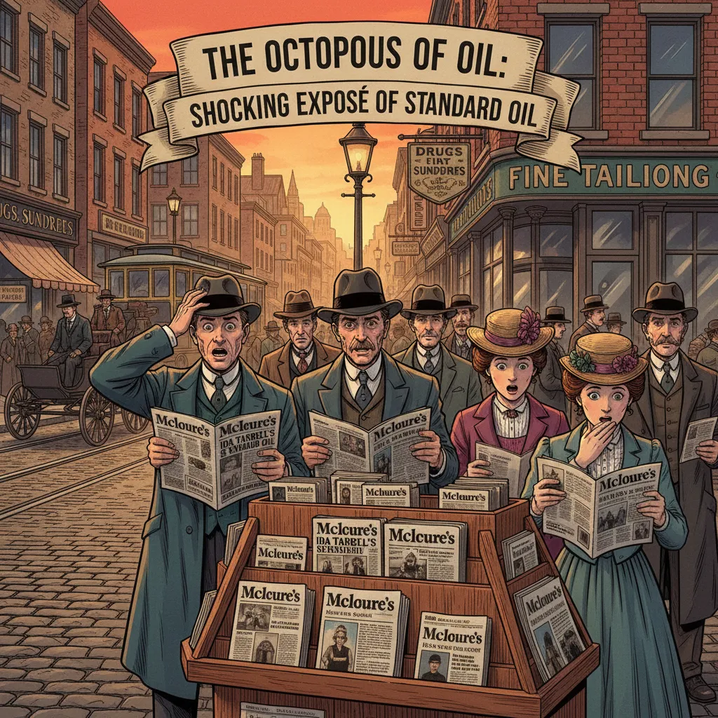 McClure's Magazine featuring Tarbell's explosive Standard Oil expose — the series that changed American law