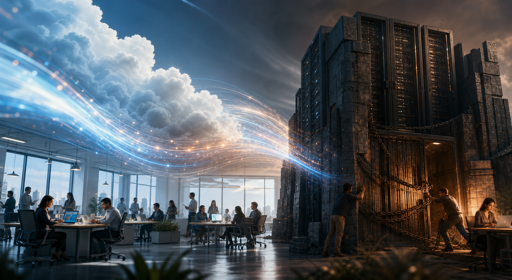 Workday's unified cloud platform connecting human resources, finance, and analytics for a global company