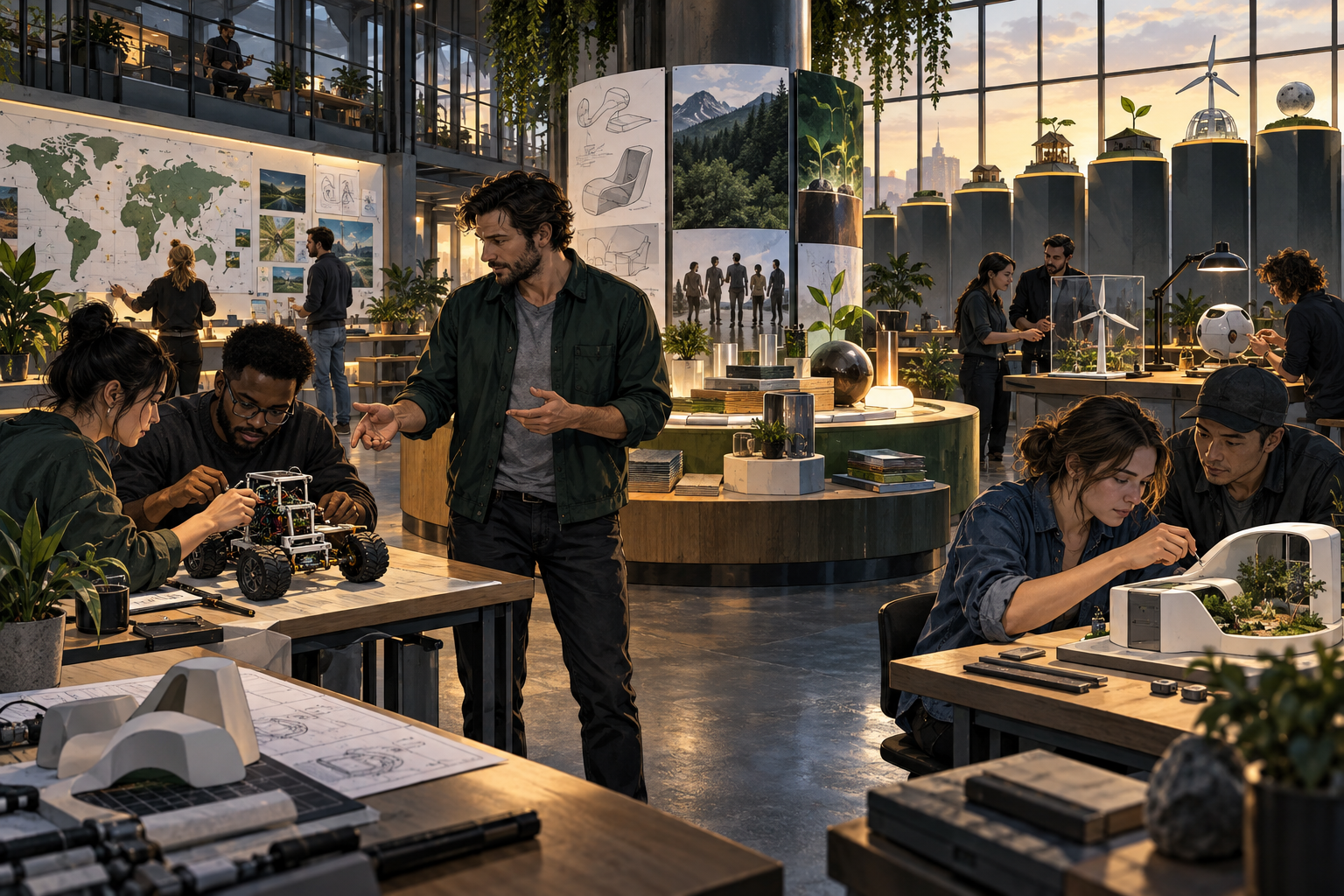 Garrett Camp moves among multiple focused teams inside a shared product incubator