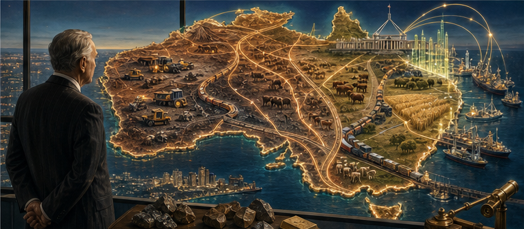 Australia's mines rail ports agriculture and policy connected by a resource empire