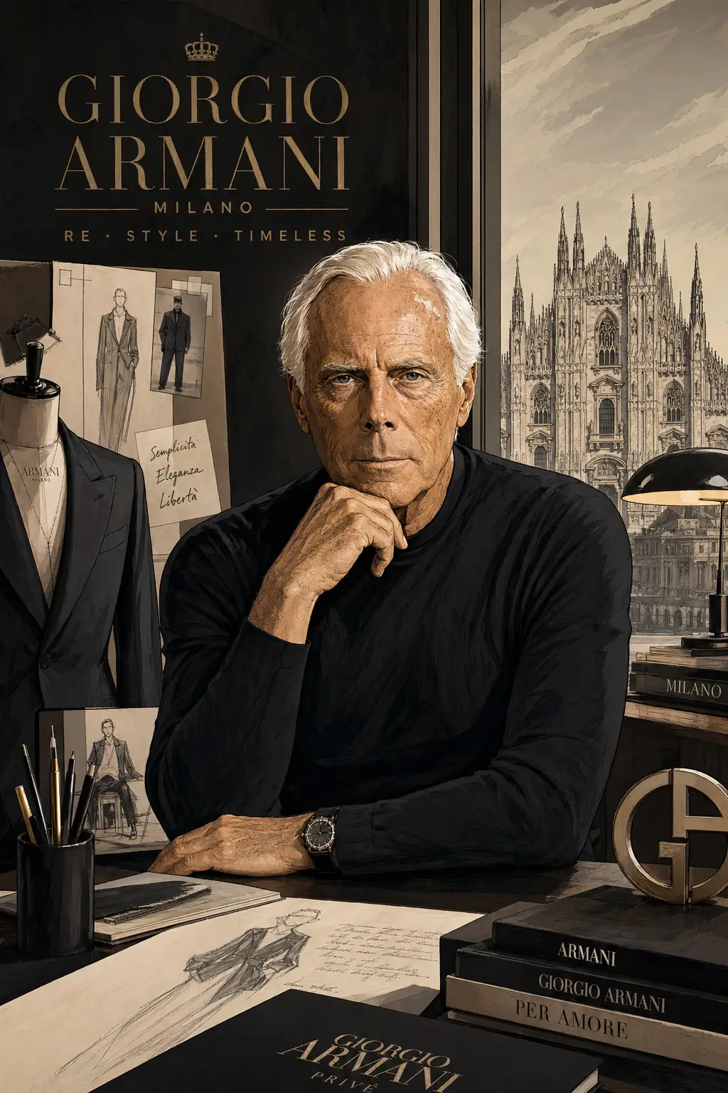 Giorgio Armani: The Medical School Dropout Who Dressed the World and Refused to Sell
