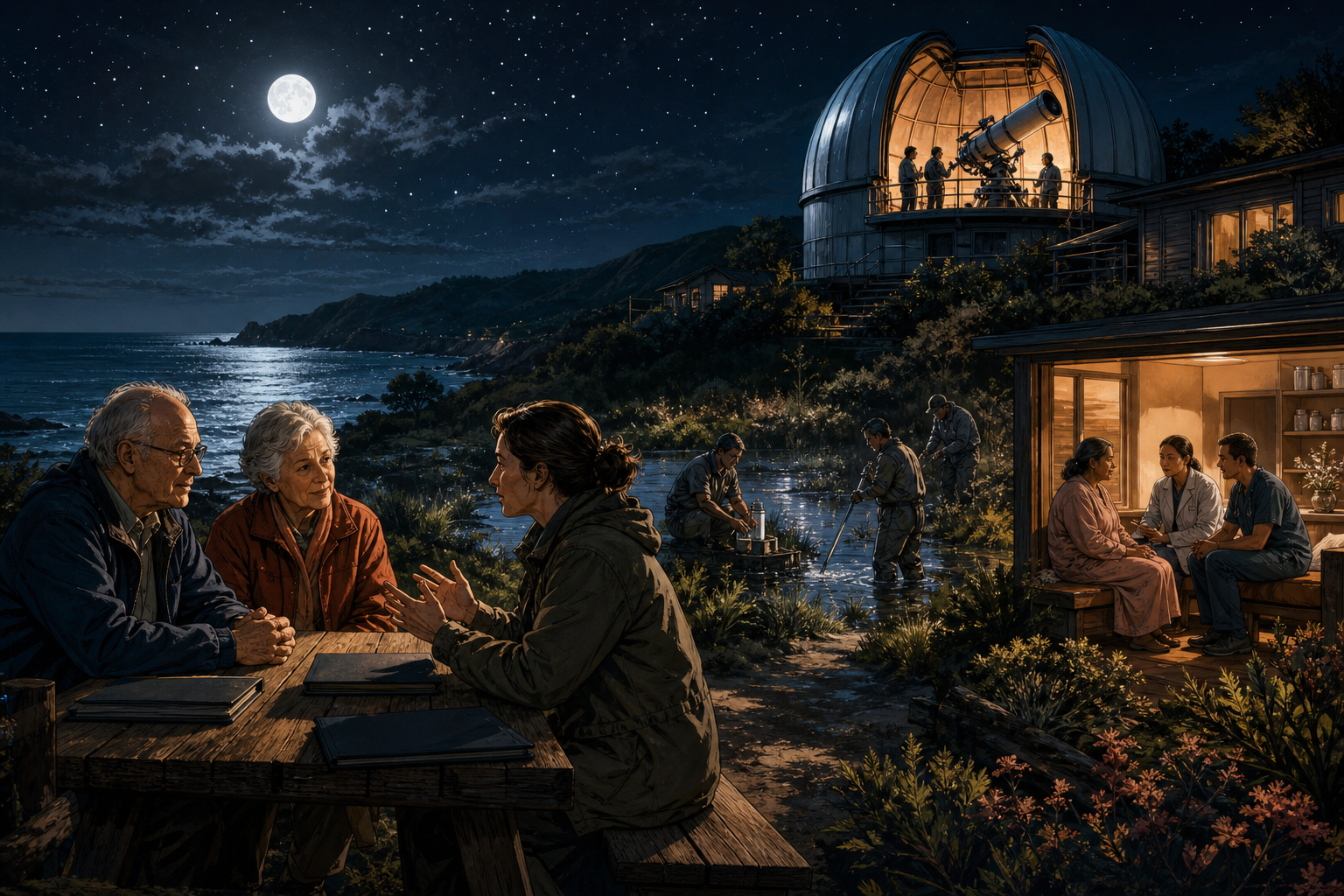 Gordon and Betty Moore directing long-term philanthropy toward a night observatory, protected coast, and scientific field teams