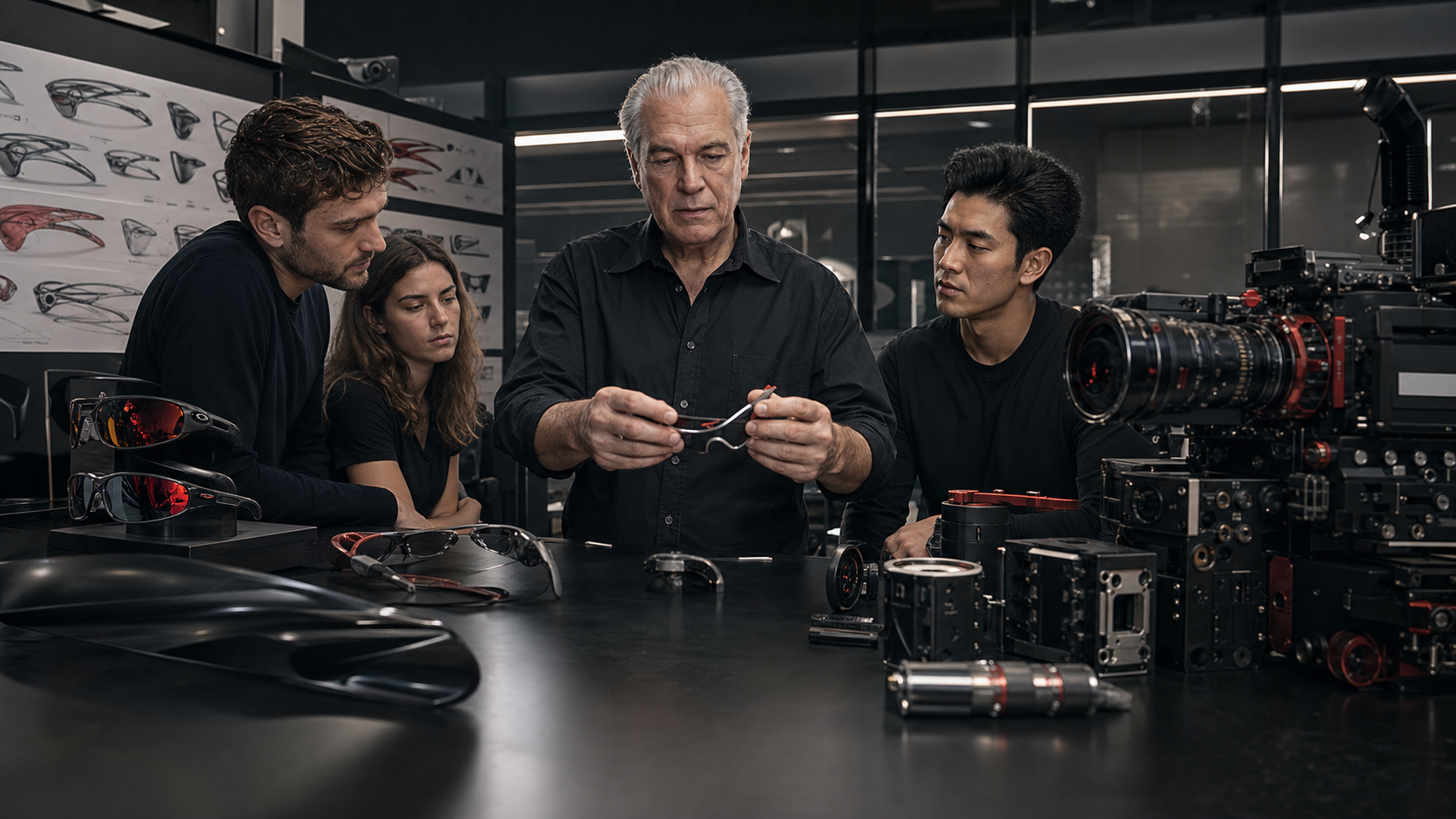 James Jannard's design legacy connecting Oakley eyewear forms with RED cinema camera engineering