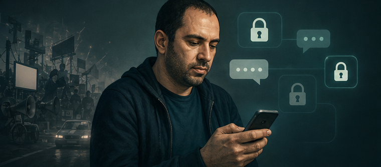 Jan Koum using a calm private messenger away from advertising noise