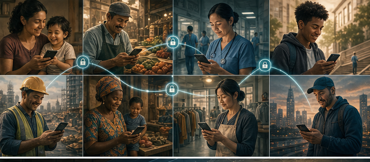 Private mobile communication serving ordinary people across global daily life