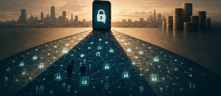 Privacy utility restraint and global network effects beneath a billion-dollar exit