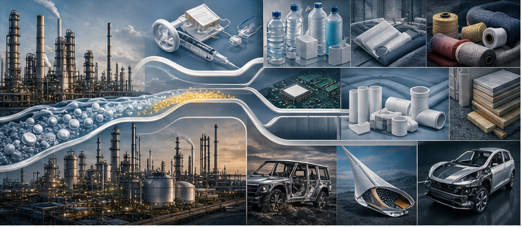 INEOS materials flowing through modern manufacturing supply chains