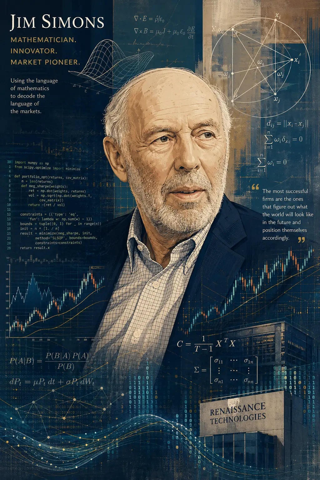 Jim Simons: The Mathematician Who Cracked Wall Street's Code