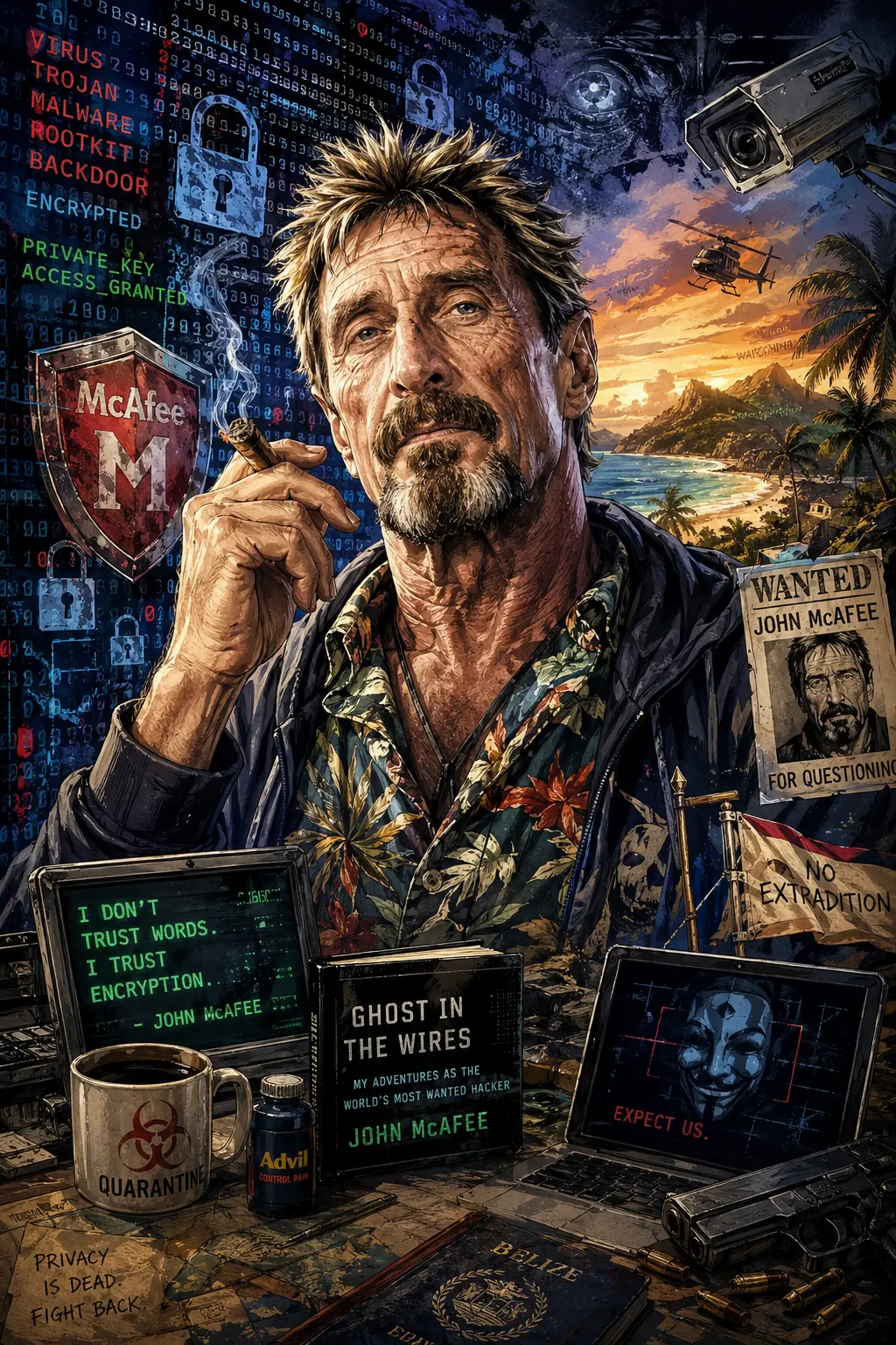 John McAfee: The Antivirus Pioneer Who Became the World's Most Wanted Tech Fugitive
