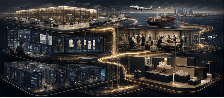 Luxury e-commerce expanding into logistics software brands and infrastructure