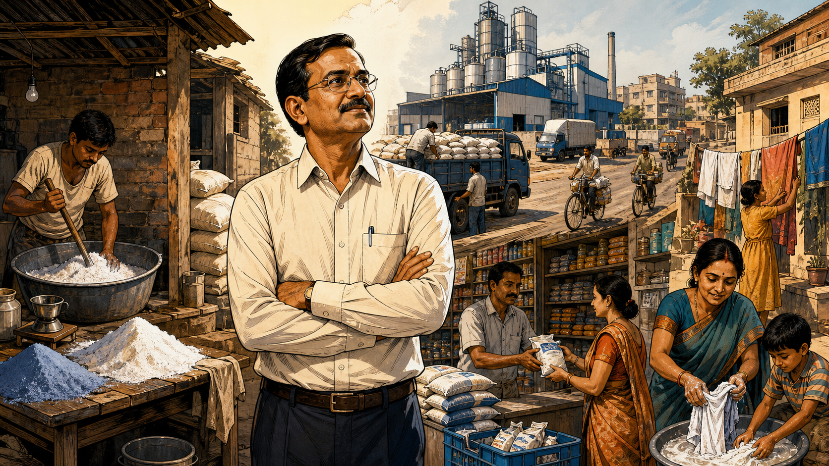 Karsanbhai Patel: The Door-to-Door Detergent That Built Nirma