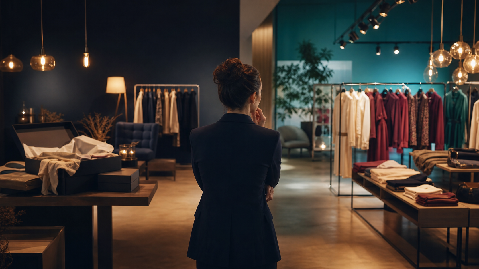 Katrina Lake examining two diverging retail paths: curated subscription boxes and an open personalized shopping storefront