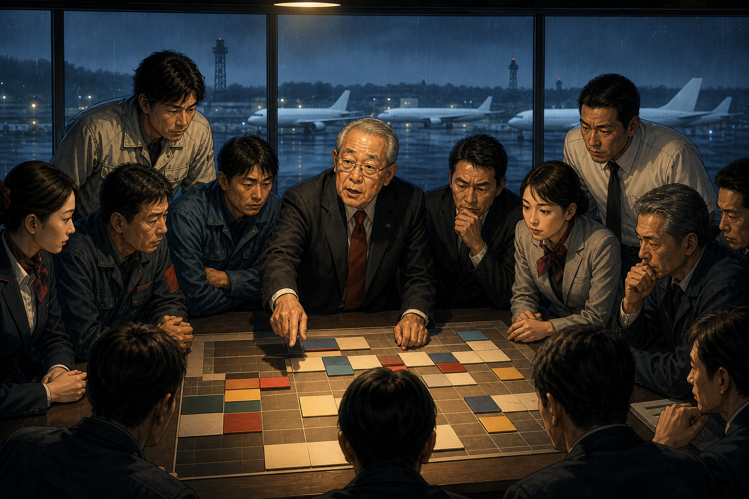 Kazuo Inamori connecting ceramic-era industrial discipline to a nationwide Japanese telecommunications network
