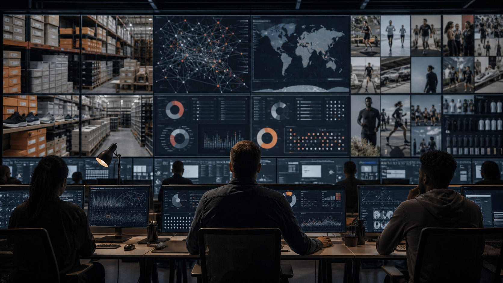 A rapidly growing athletic brand control room confronting excess inventory, crowded channels, and shifting consumer taste