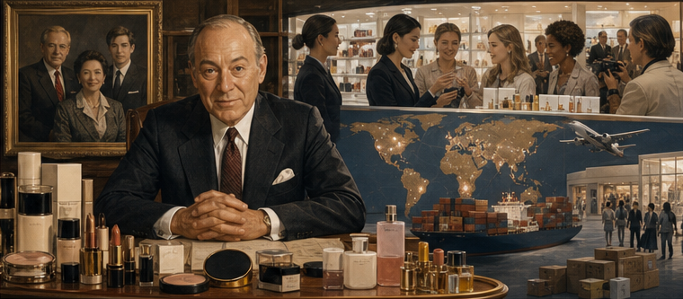Leonard Lauder building a family beauty name into a global organization