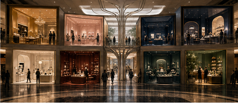 Distinct prestige beauty houses serving different customers within one portfolio