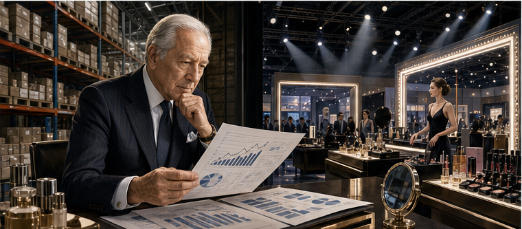 Leonard Lauder combining beauty aspiration with forecasting inventory and retail discipline