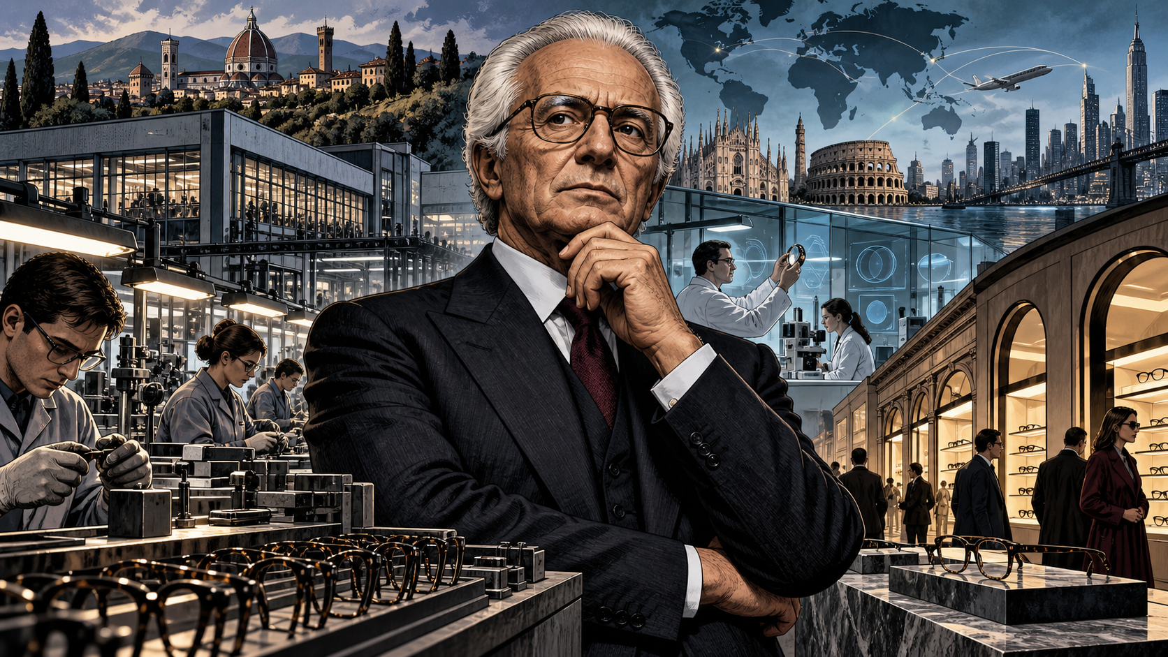 Leonardo Del Vecchio: The Vertical Integration Machine Behind Luxottica