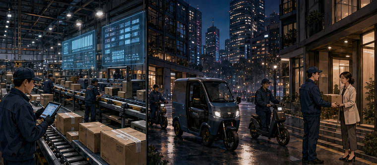 JD warehouses inventory systems and couriers powering fast delivery