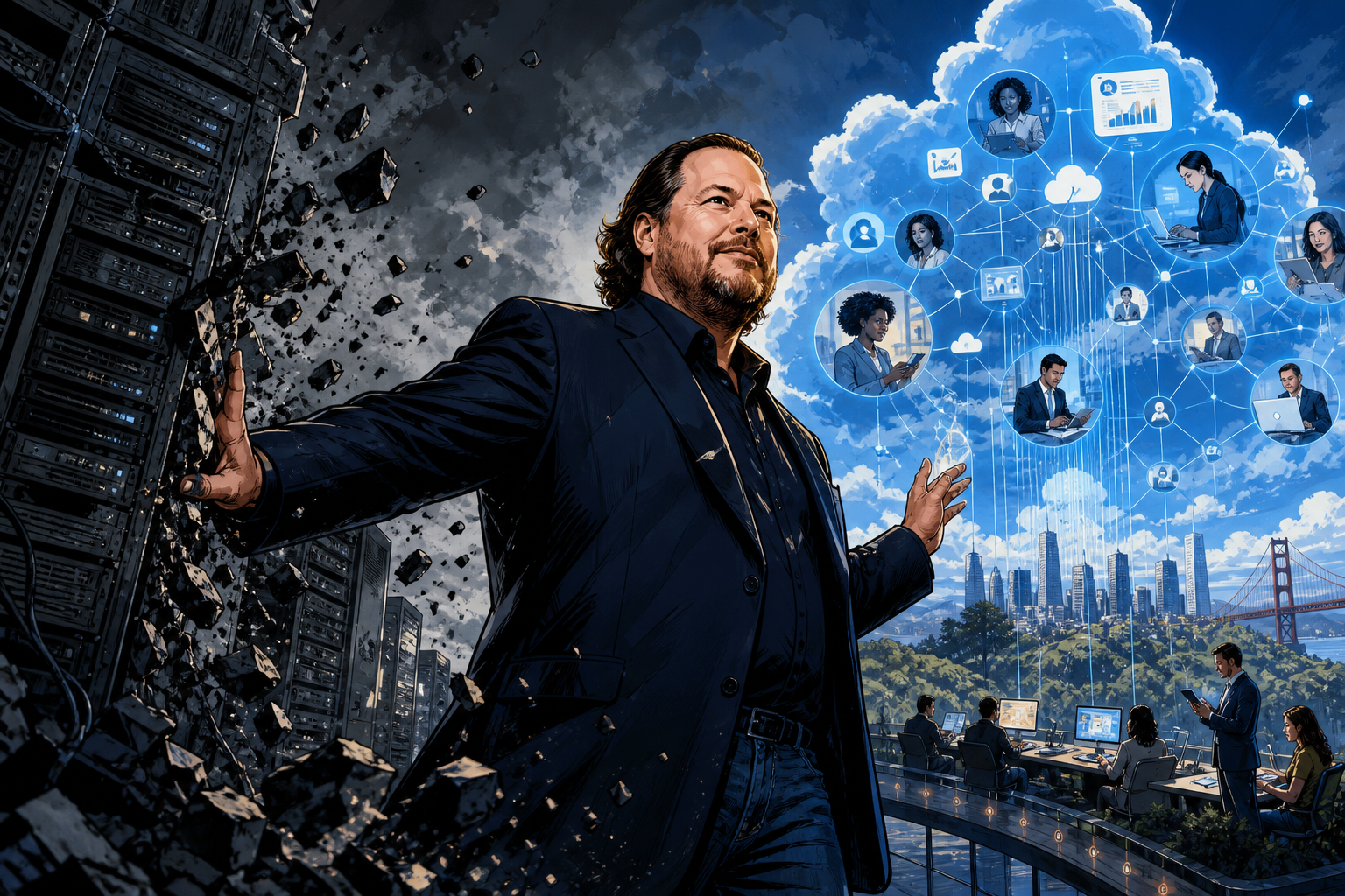 Marc Benioff: How Salesforce Sold the Cloud Before the Cloud Was Obvious