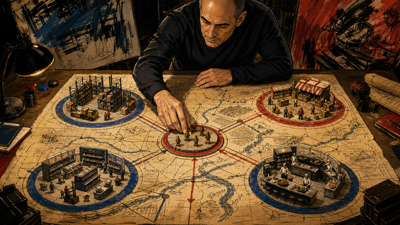Marc Lore connects lessons from warehouses, marketplaces, and kitchens on a single map of commerce economics and customer convenience
