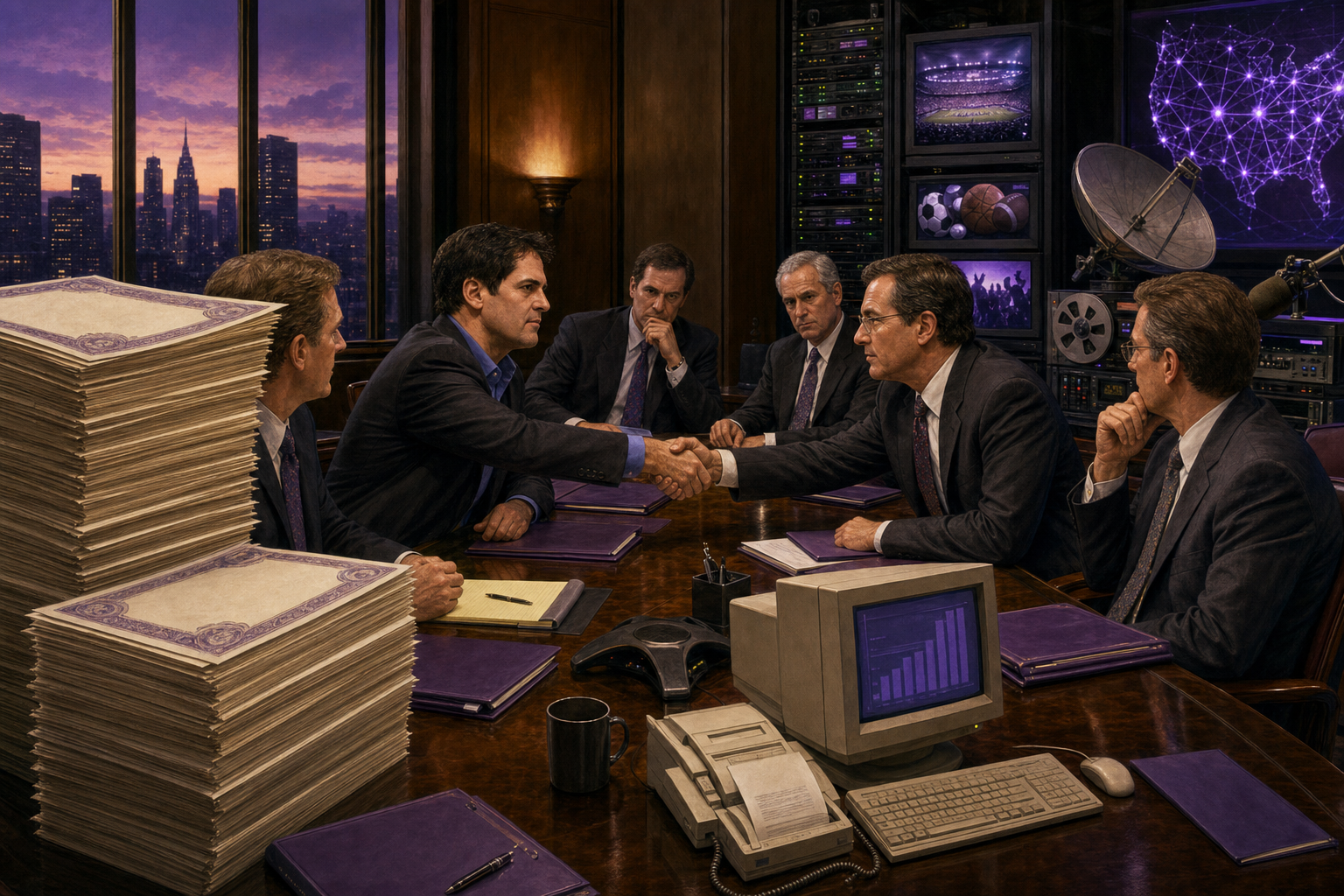 Yahoo's stock-funded acquisition of Broadcast.com and its streaming media assets