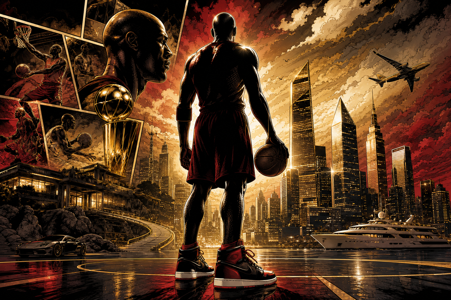 Michael Jordan Brand Billion Machine Chapter 12 illustration