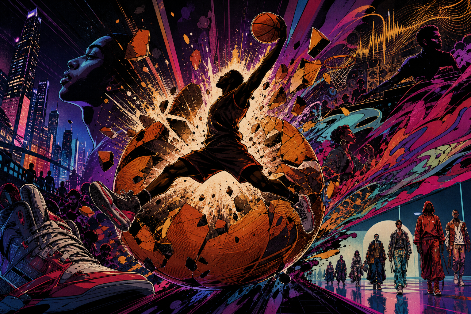 Michael Jordan Brand Billion Machine Chapter 7 illustration