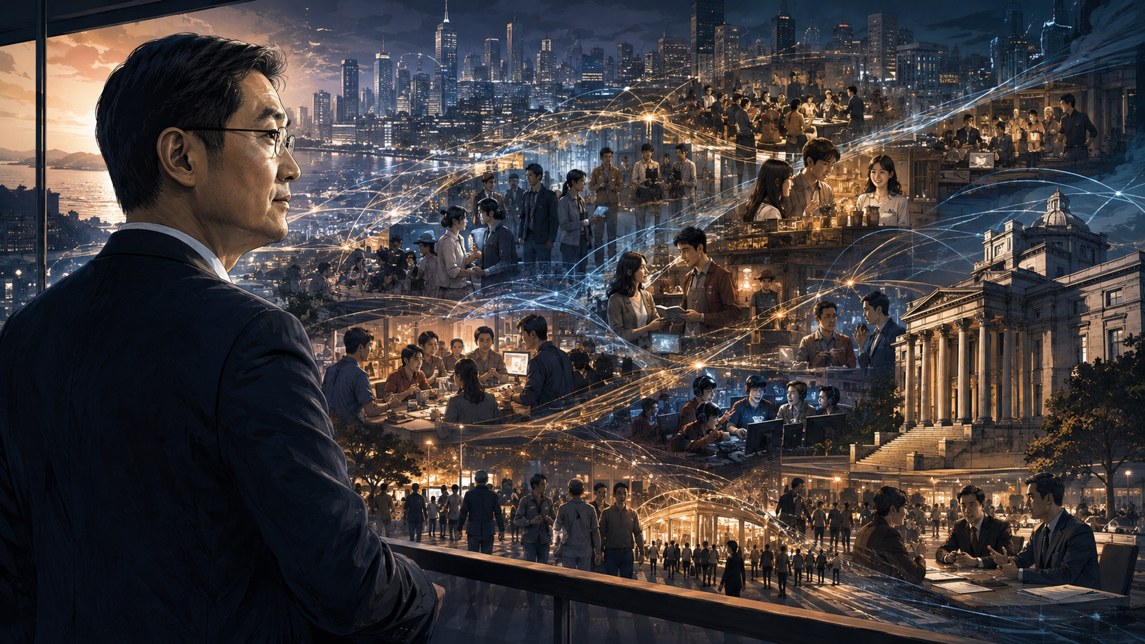 Pony Ma watches a vast digital ecosystem continue through messaging, games, payments and partner companies while regulators and users define its boundaries