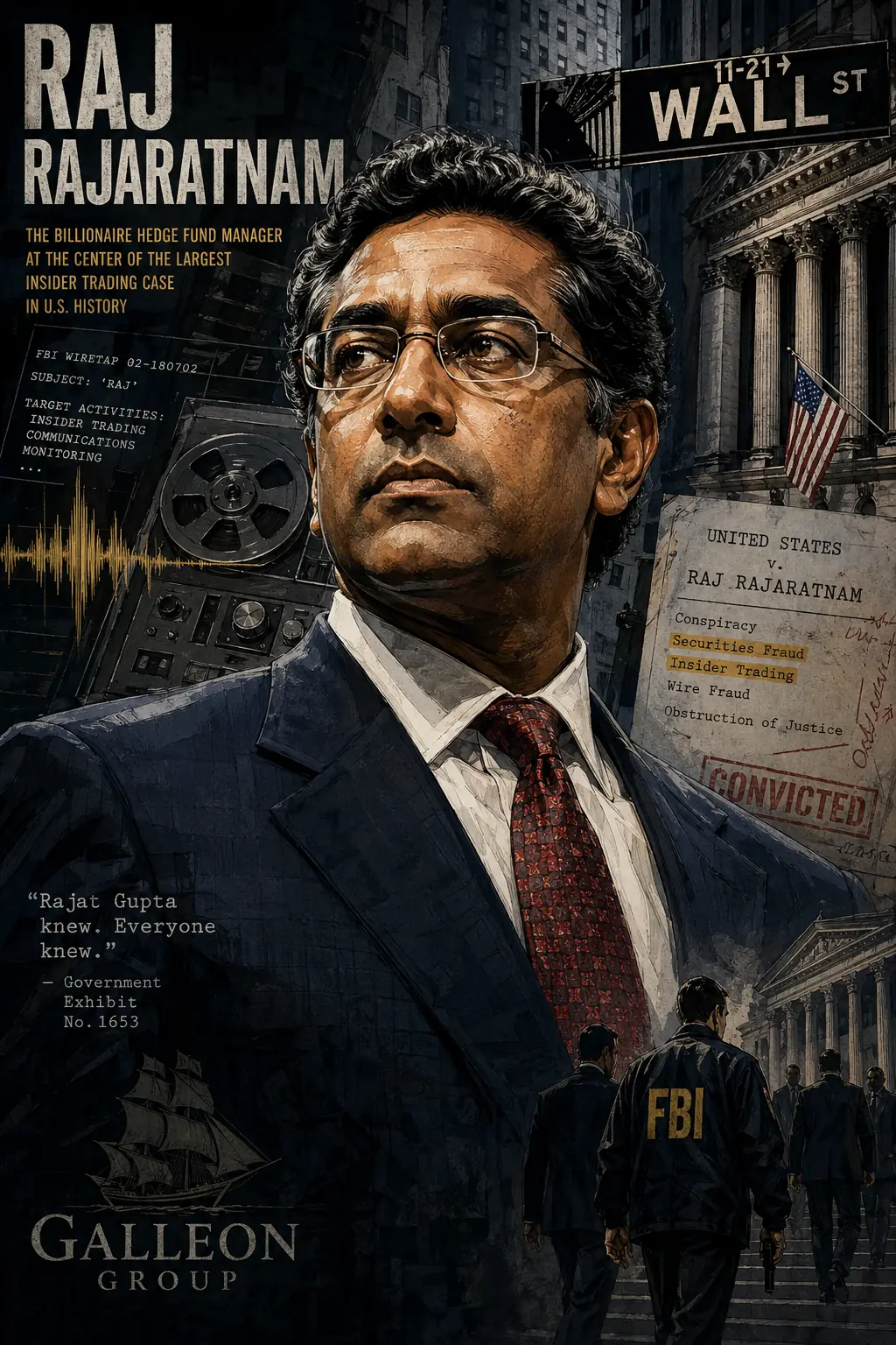 Raj Rajaratnam: The Hedge Fund King Who Built Wall Street's Biggest Insider Trading Ring