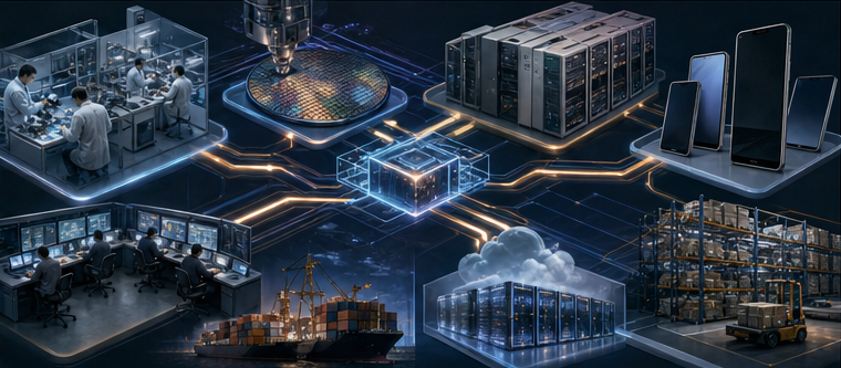Huawei's vertically connected research chips networks devices cloud and supply chain