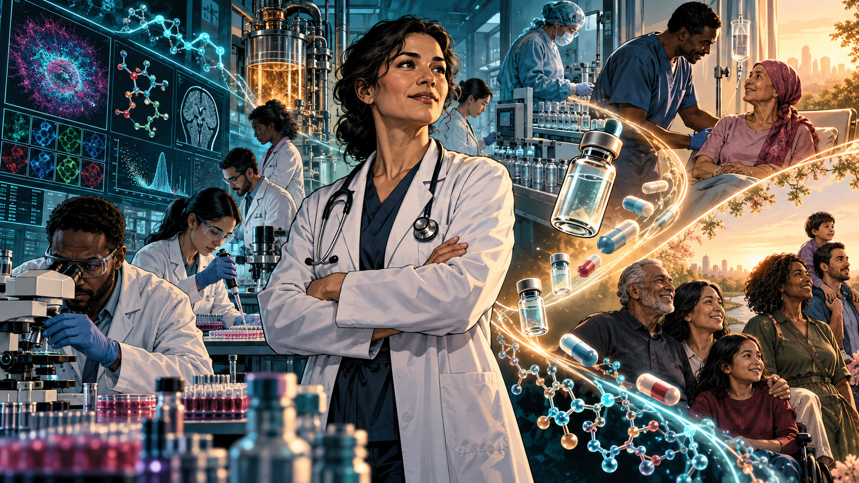A medicine pathway split between scientific promise, manufacturing complexity, and patient access