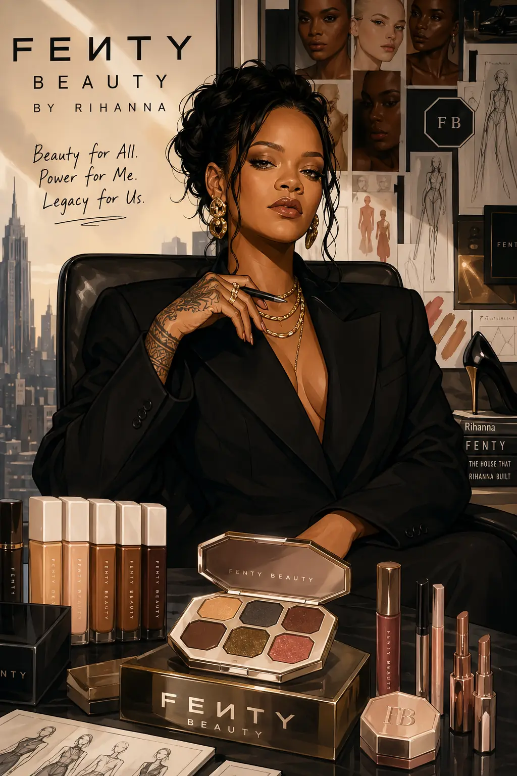 Rihanna: How a Barbados Girl Built a $1.4 Billion Beauty Empire That Changed an Industry