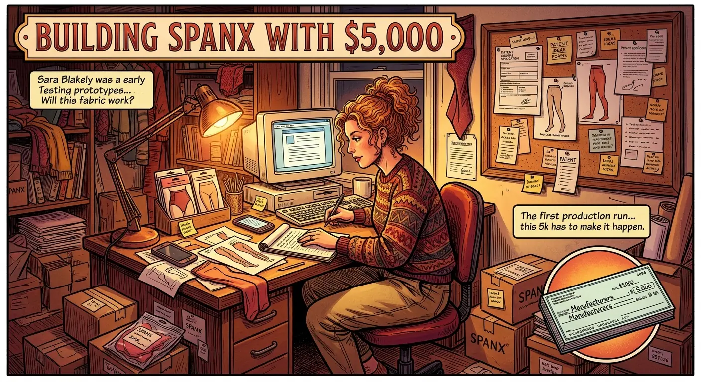 Illustration: Chapter 4: Building Spanx with 5,000