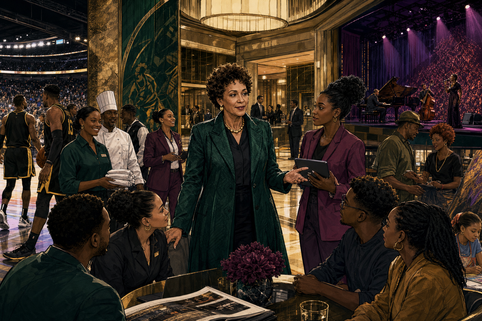 Sheila Johnson connecting hospitality, professional sports, music, and mentorship through ownership and service