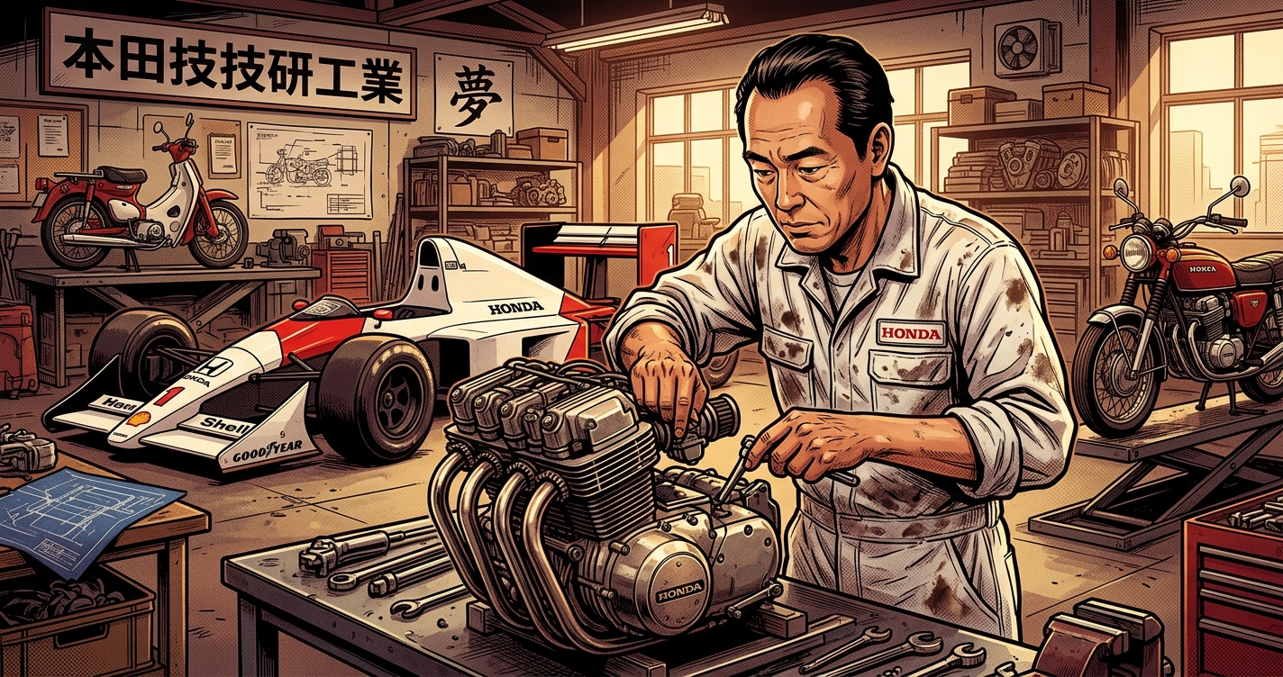 THE UNBROKEN WHEEL: Soichiro Honda's War Against Bureaucracy and Gravity