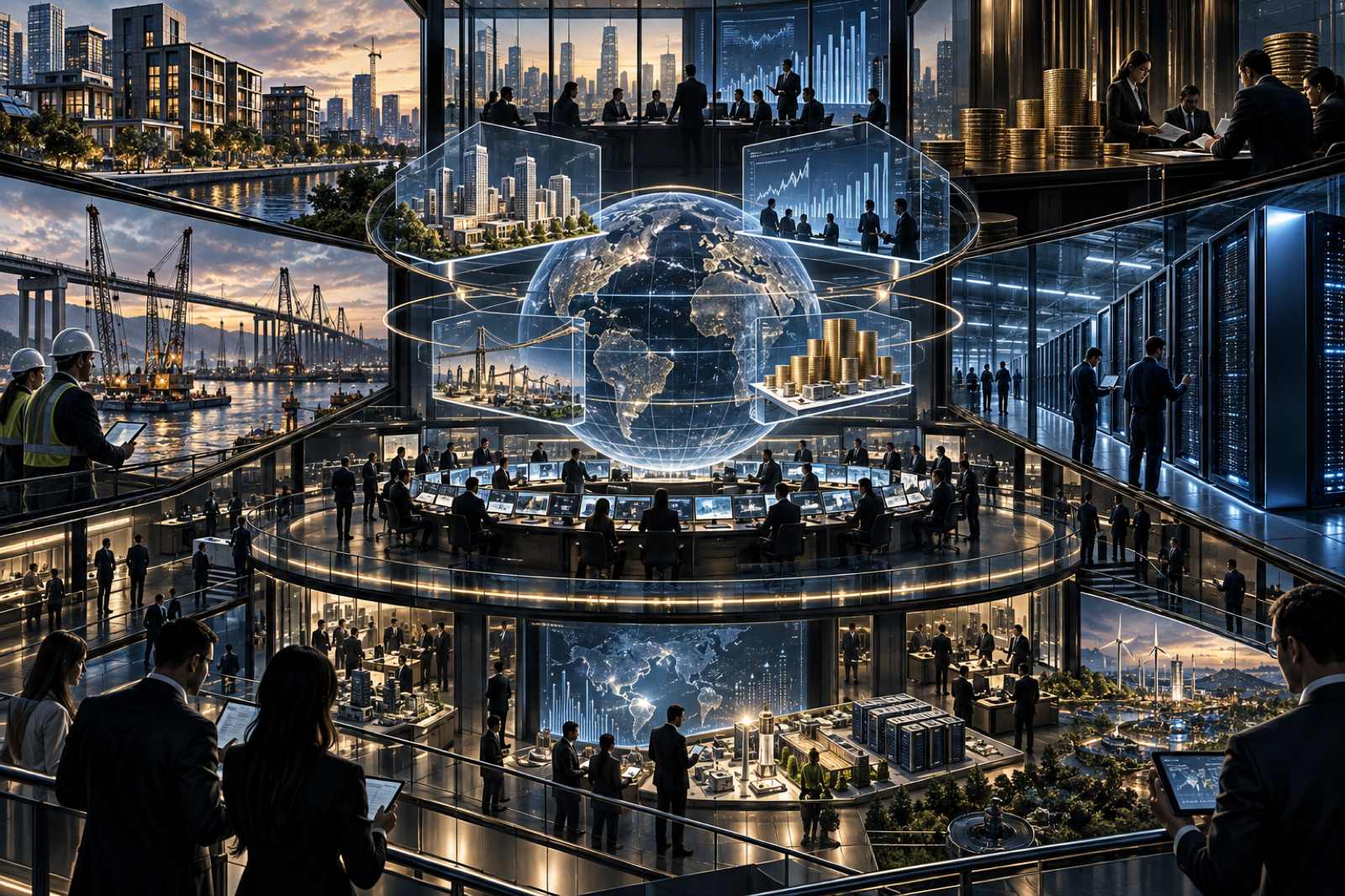 Specialist teams operating an interconnected global platform across real estate, private credit, infrastructure, companies, and data centers